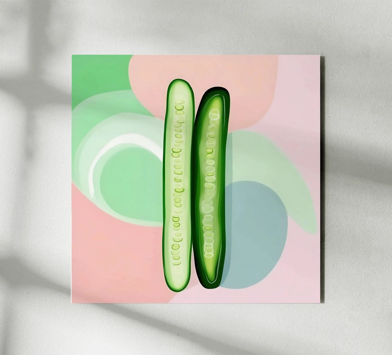 Cucumber_Style_A_3 alu-dibond by Pink- und LoveArt by LK