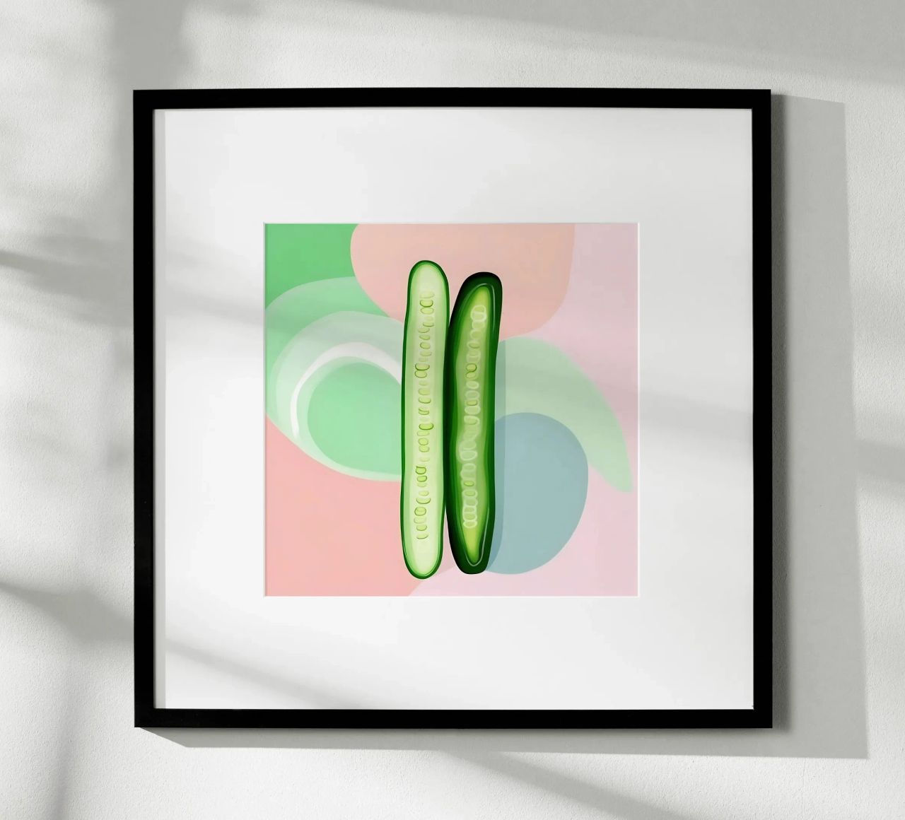 Cucumber_Style_A_3 poster by Pink- und LoveArt by LK