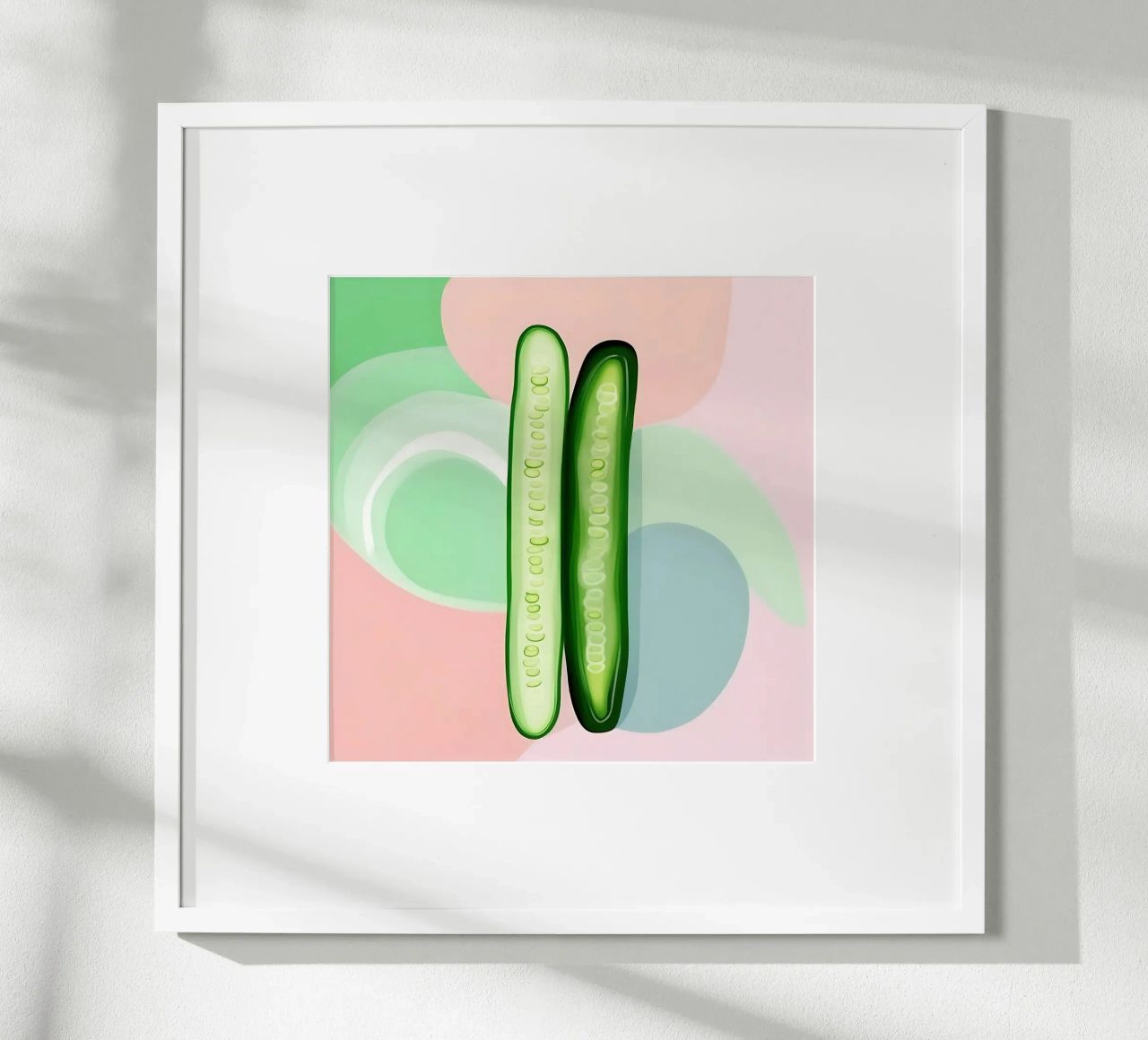 Cucumber_Style_A_3 poster by Pink- und LoveArt by LK