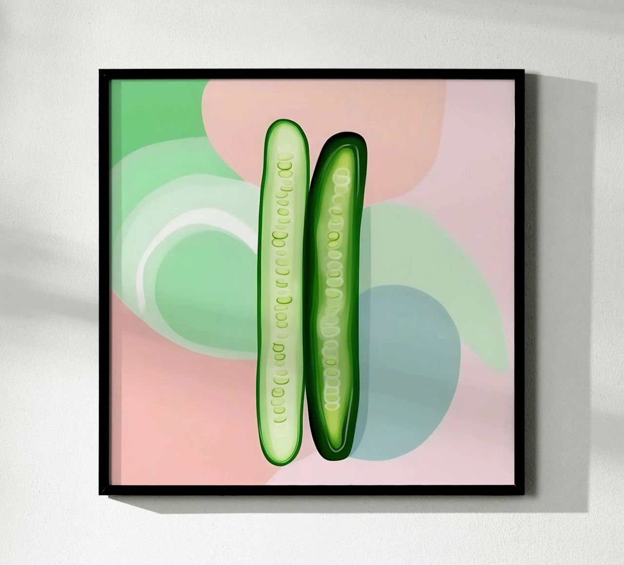 Cucumber_Style_A_3 poster by Pink- und LoveArt by LK