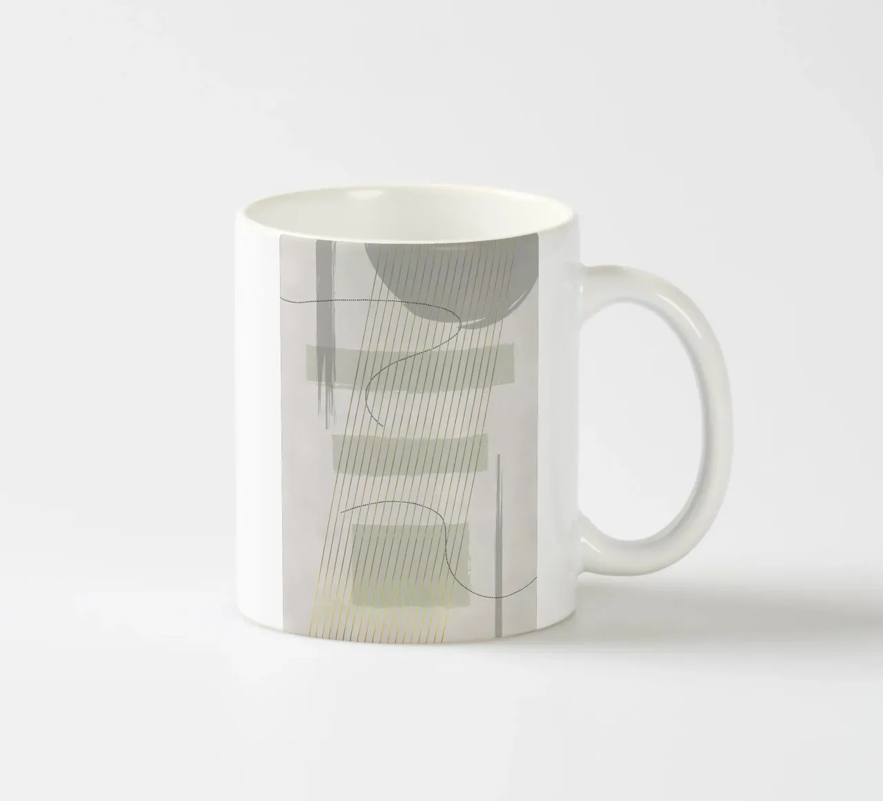 Boho-Stil Nr. 3 Keramik Tasse von Aiden Garcia