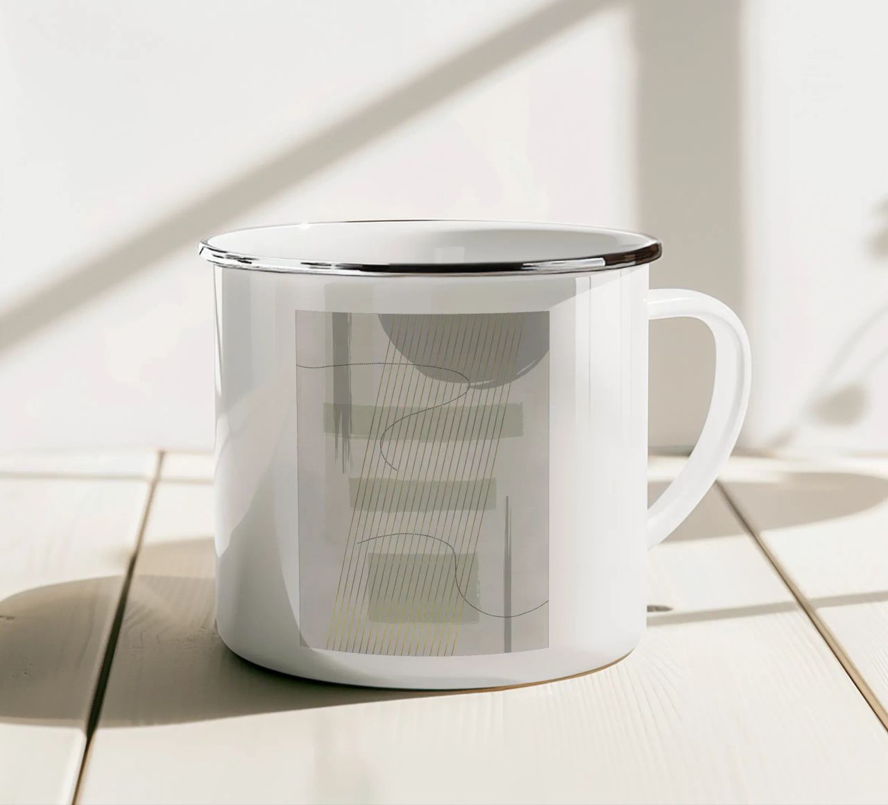 Stile Boho n. 3 tazza in smalto da Aiden Garcia