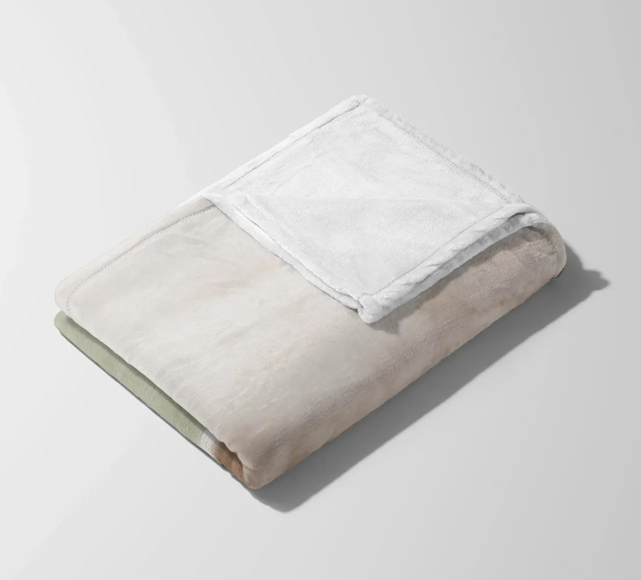 Paesaggio astratto ad acquerello 1 coperta in pile da NouveauPrints