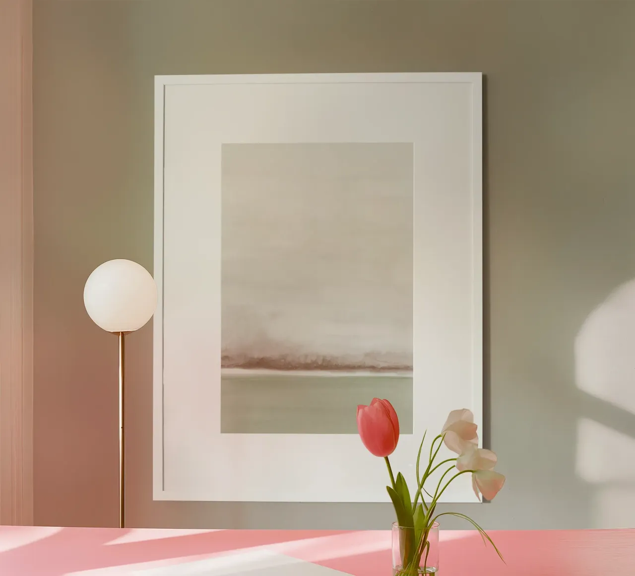 Paesaggio astratto ad acquerello 1 carta hahnemühle da NouveauPrints