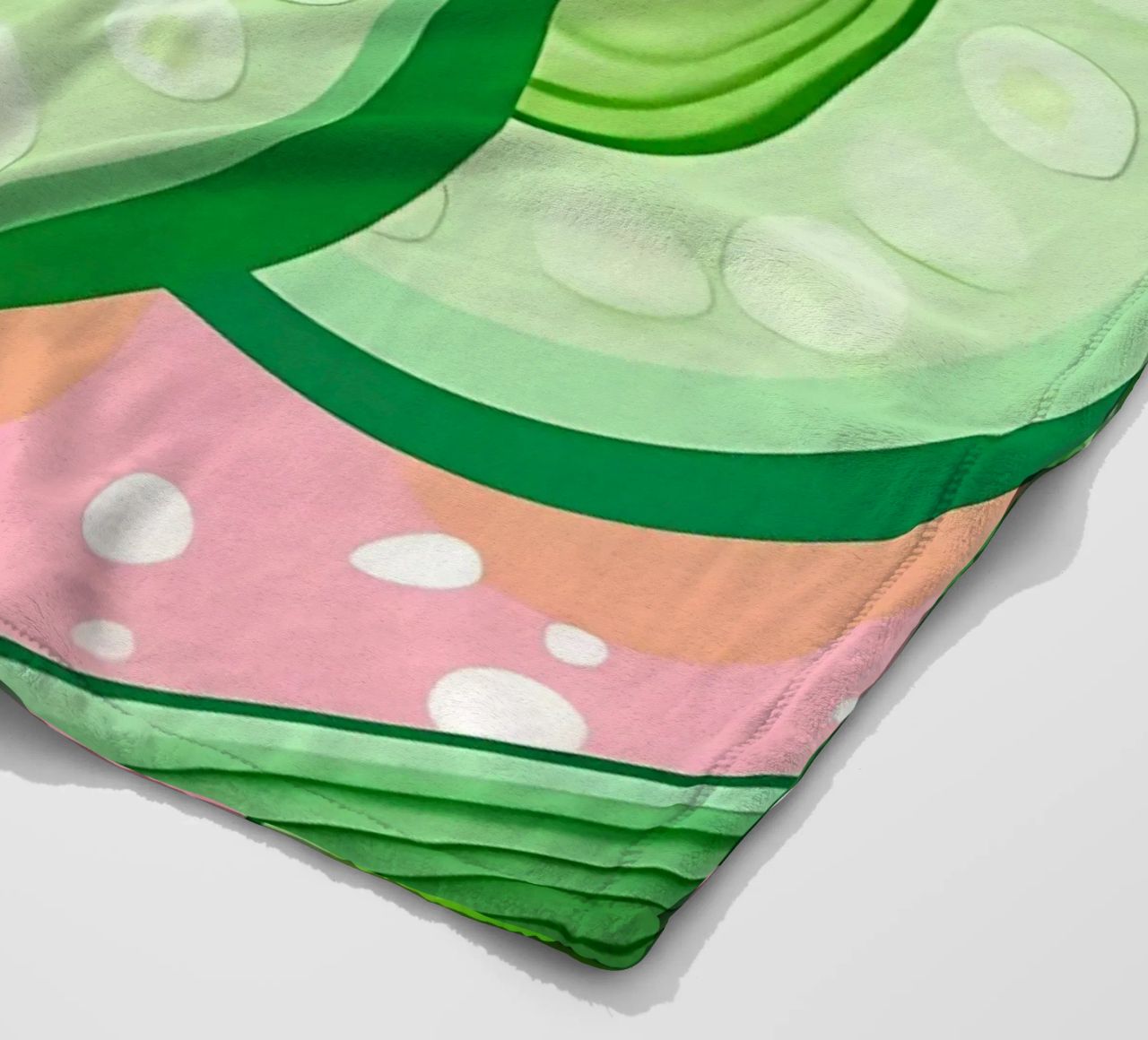 Cucumber_Style_A_4 fleece blanket by Pink- und LoveArt by LK