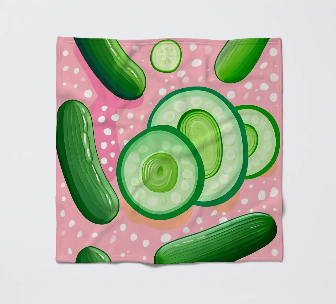 Concombre_Style_A_4 plaid polaire de Pink- und LoveArt by LK