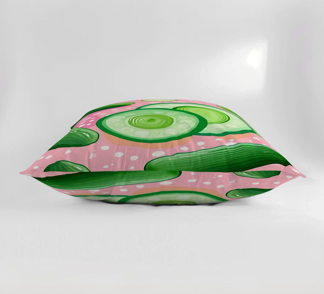 Cucumber_Style_A_4 decorative cushion by Pink- und LoveArt by LK