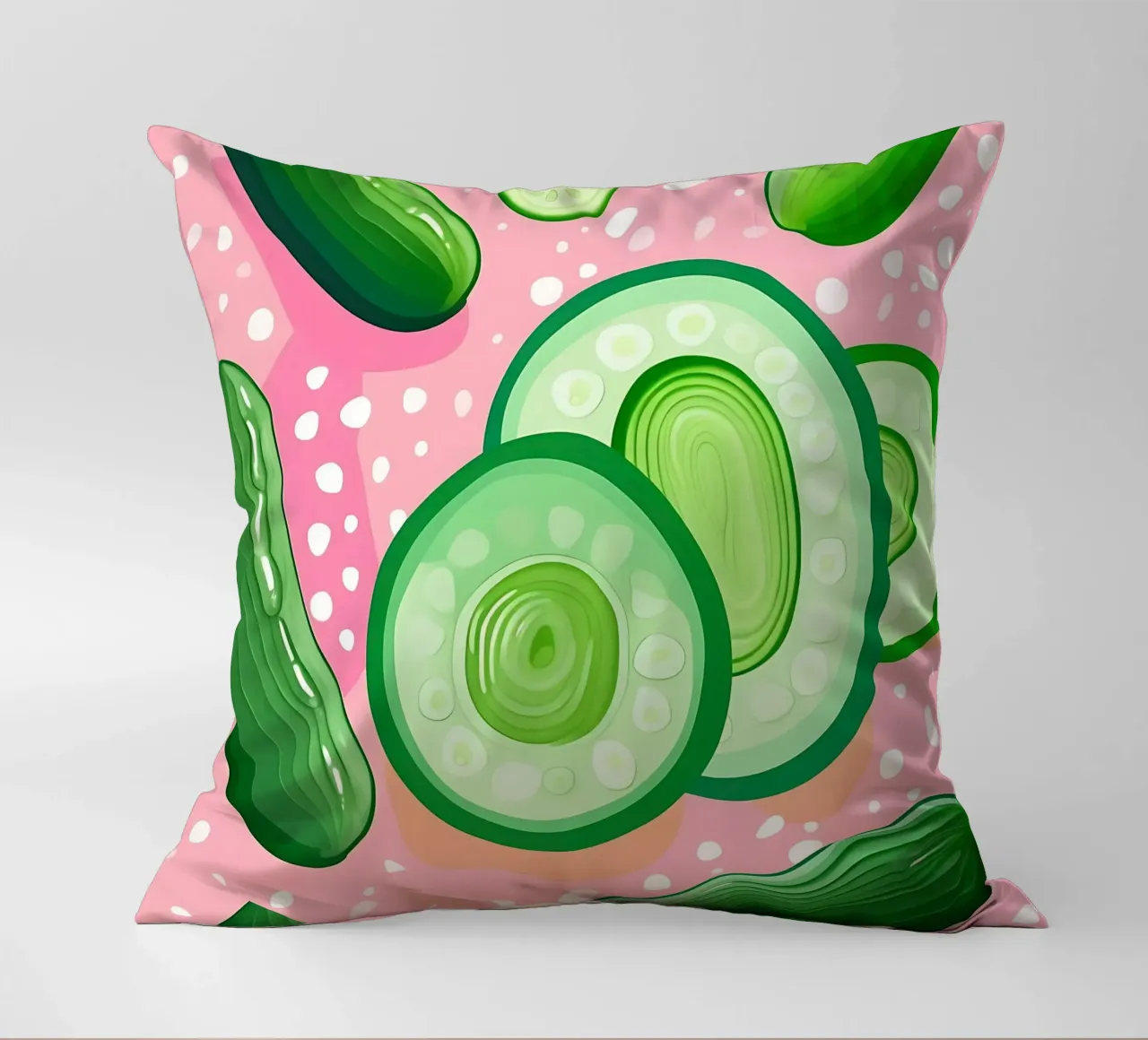 Concombre_Style_A_4 coussin de Pink- und LoveArt by LK