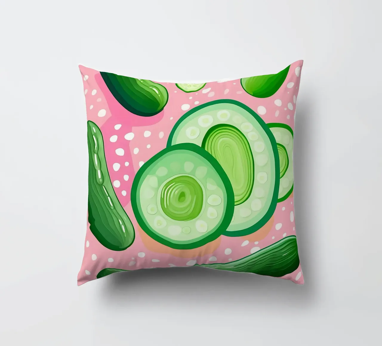 Concombre_Style_A_4 coussin de Pink- und LoveArt by LK