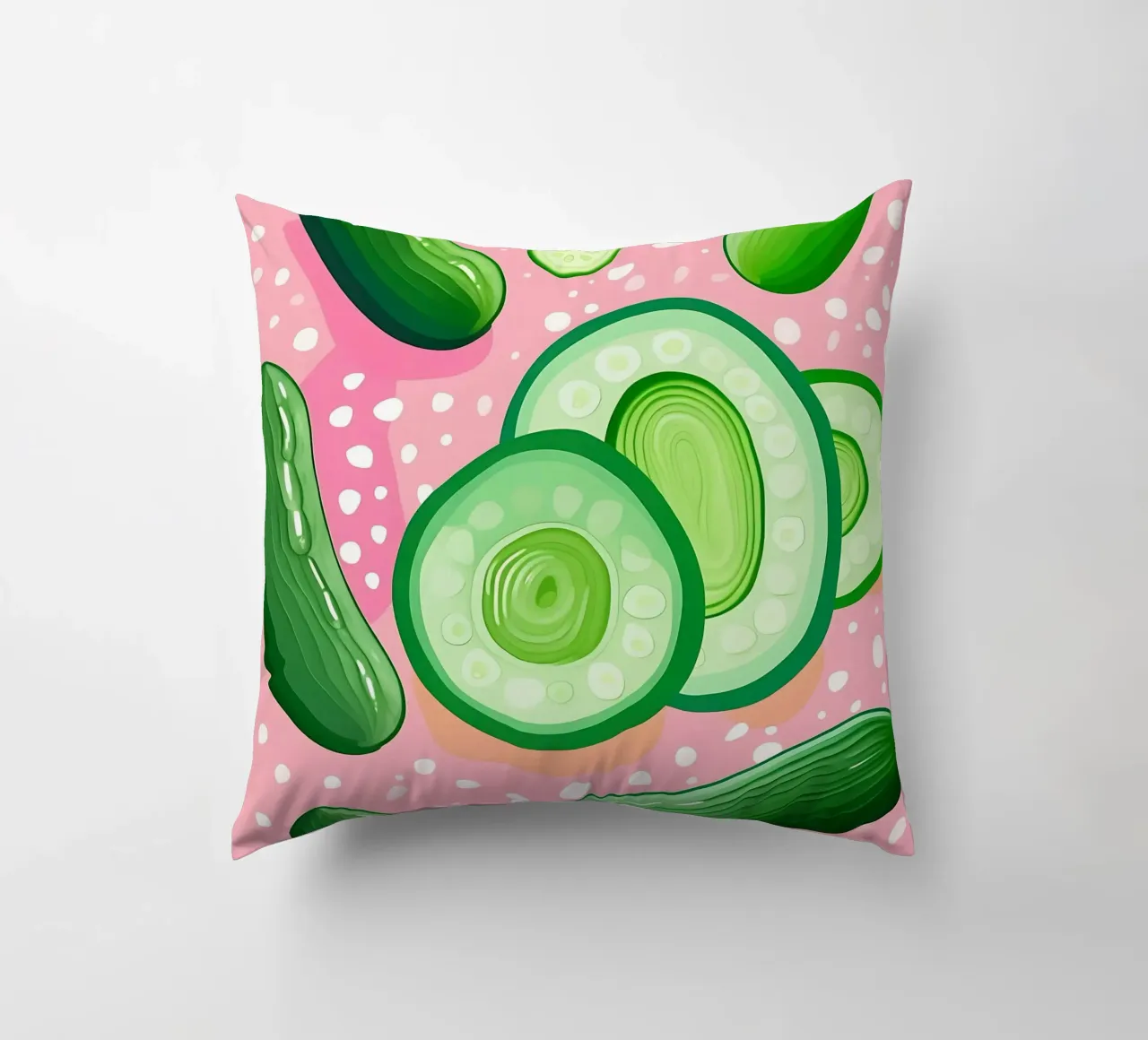Concombre_Style_A_4 coussin de Pink- und LoveArt by LK