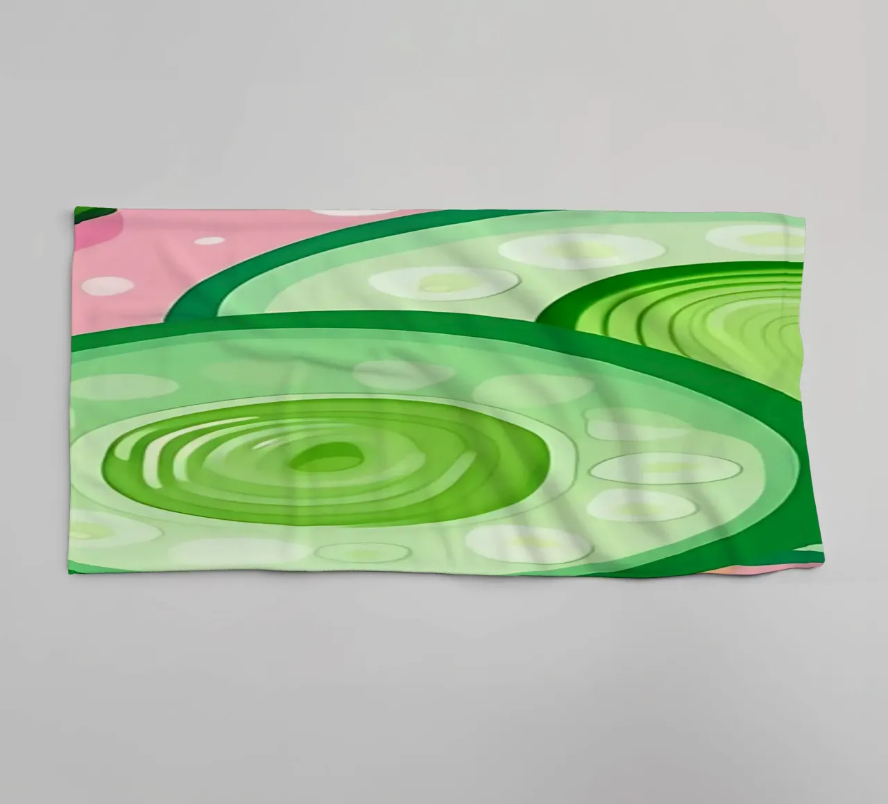 Cucumber_Style_A_4 towel by Pink- und LoveArt by LK