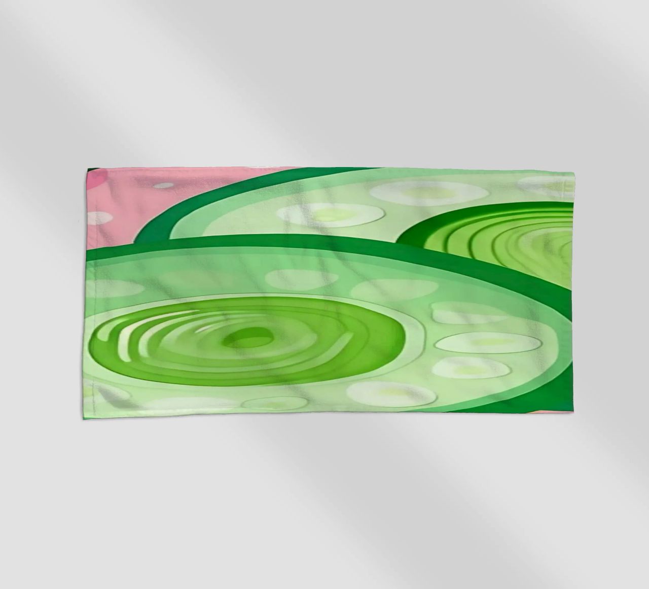 Cucumber_Style_A_4 beach towel by Pink- und LoveArt by LK