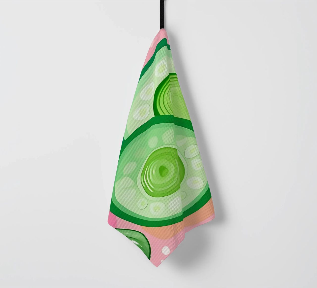 Cucumber_Style_A_4 tea towel by Pink- und LoveArt by LK