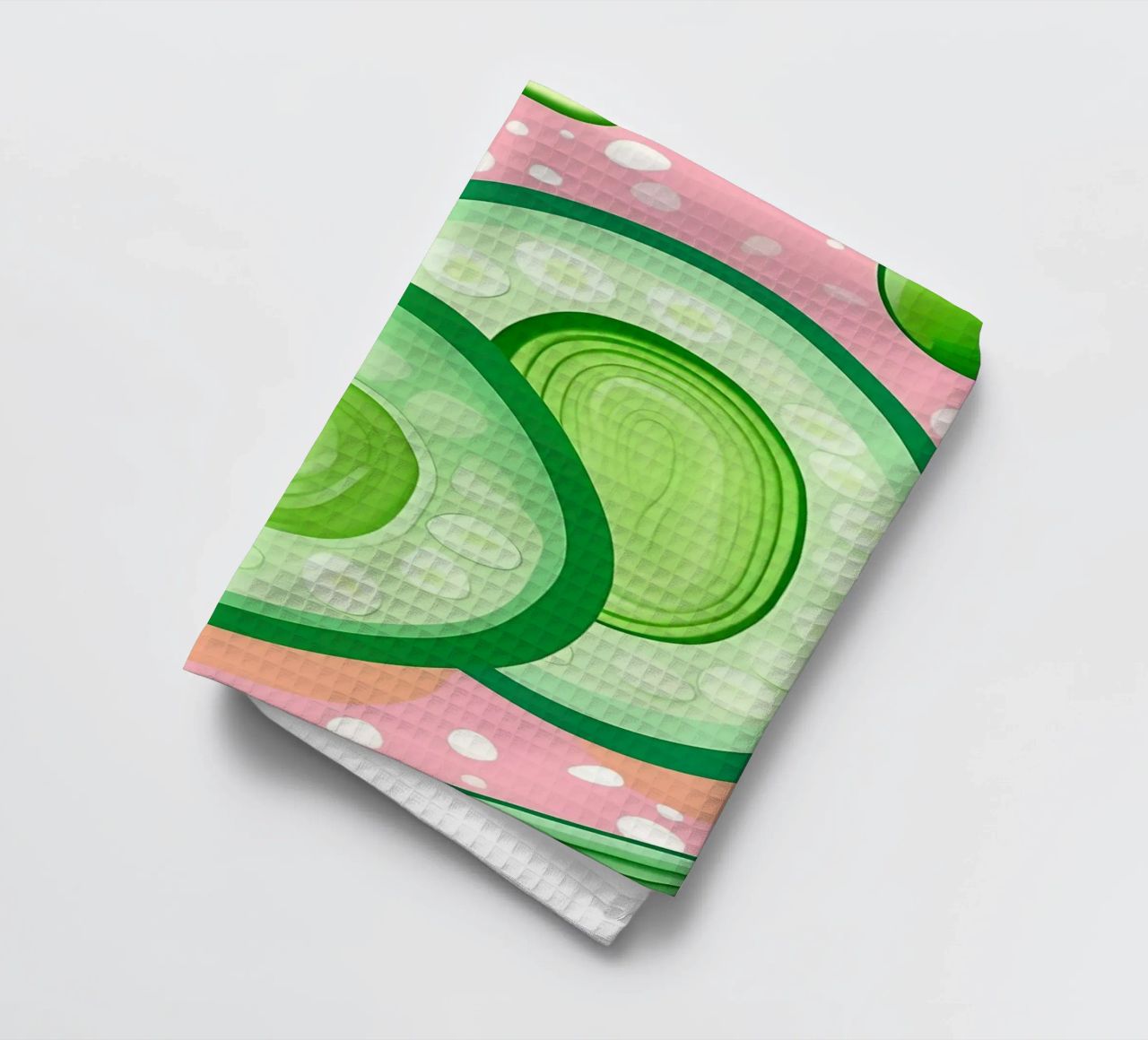 Cucumber_Style_A_4 tea towel by Pink- und LoveArt by LK