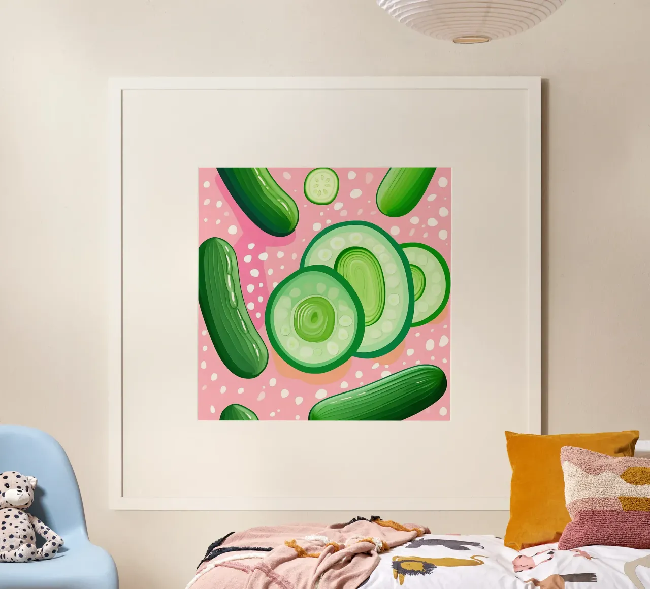 Gurke_Style_A_4 Hahnemühle von Pink- und LoveArt by LK