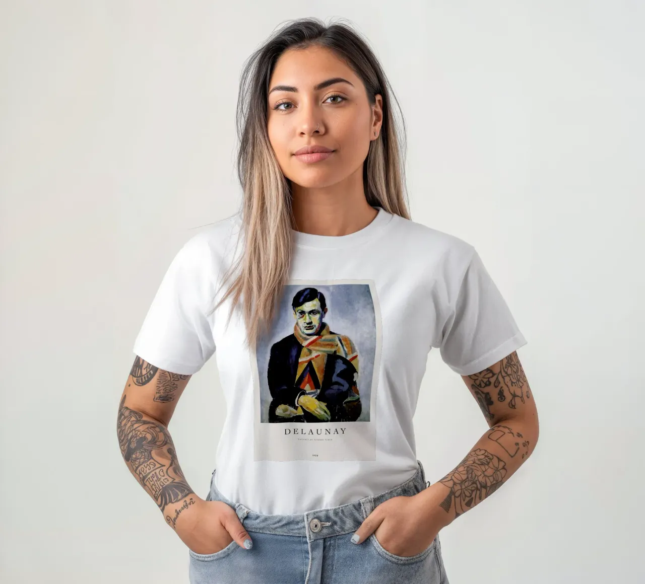 Delaunay - Portrait of Tristan Tzara t-shirt da ARTOTHEK