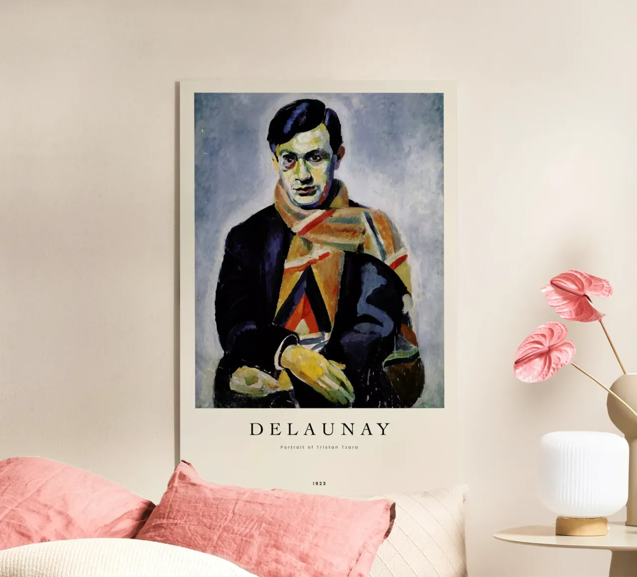 Delaunay - Portrait of Tristan Tzara plexiglass da ARTOTHEK