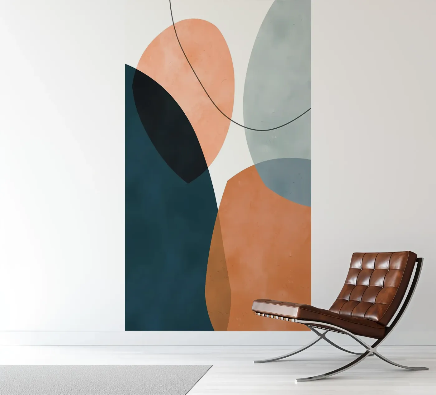 Expressieve vormen 1 fotobehang van Aiden Garcia