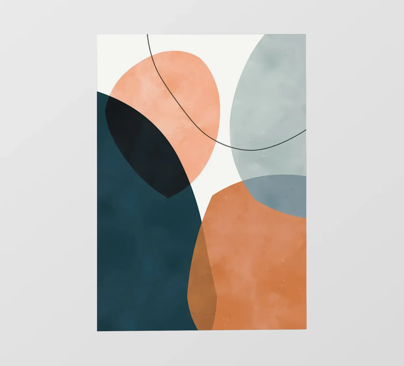 Expressieve vormen 1 fotobehang van Aiden Garcia