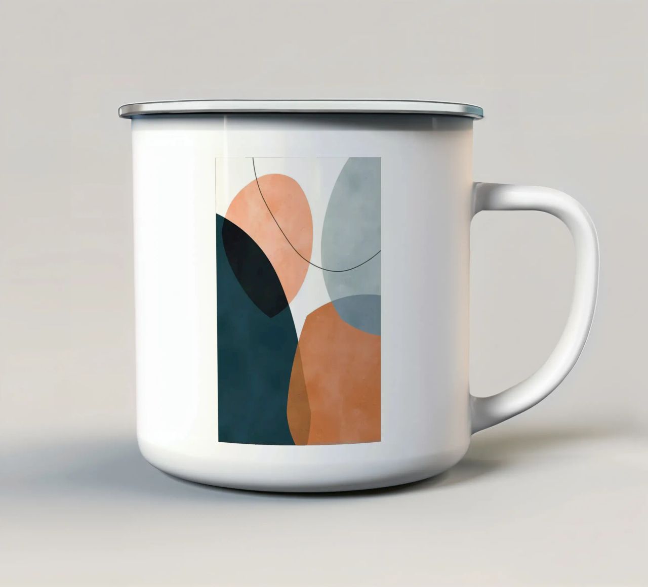Expressieve vormen 1 emaille mok van Aiden Garcia