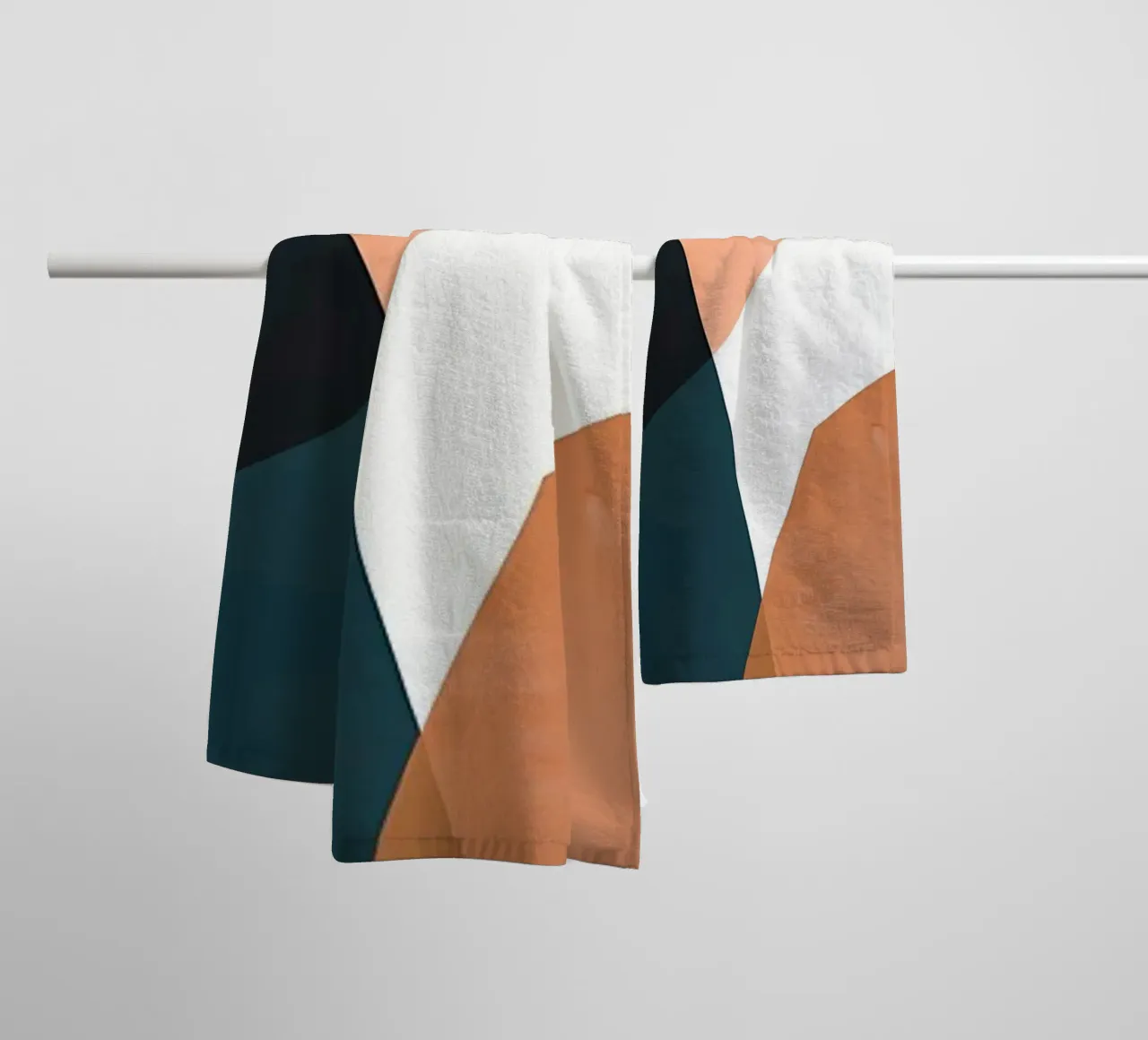 Expressive forms 1 towel by Aiden Garcia