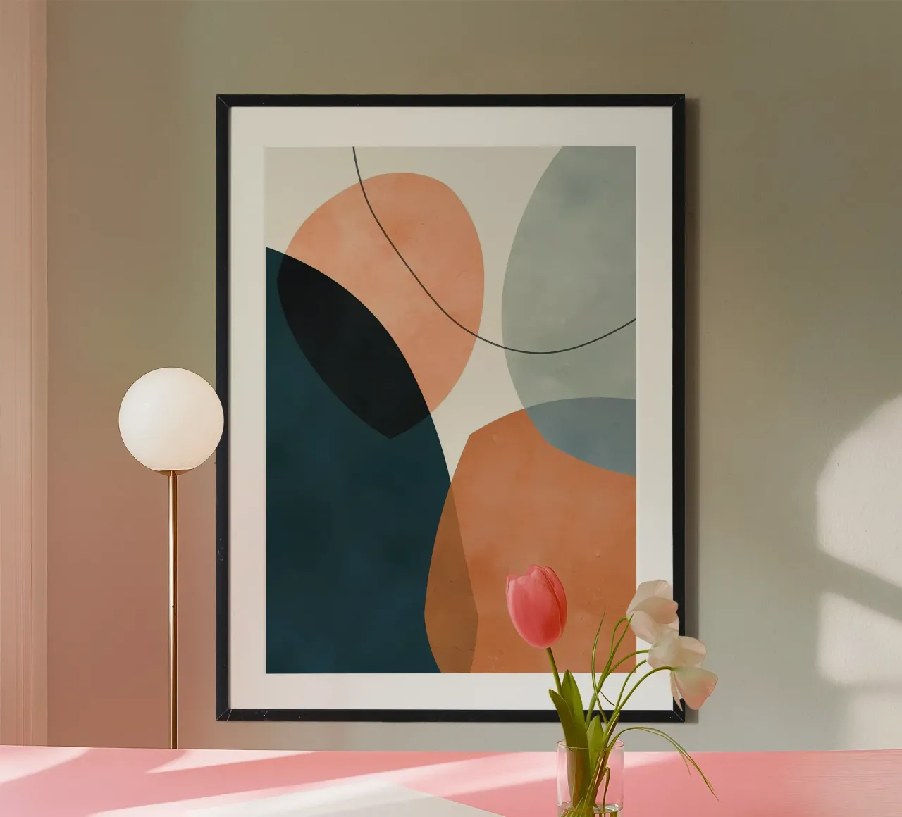 Expressive forms 1 poster by Aiden Garcia