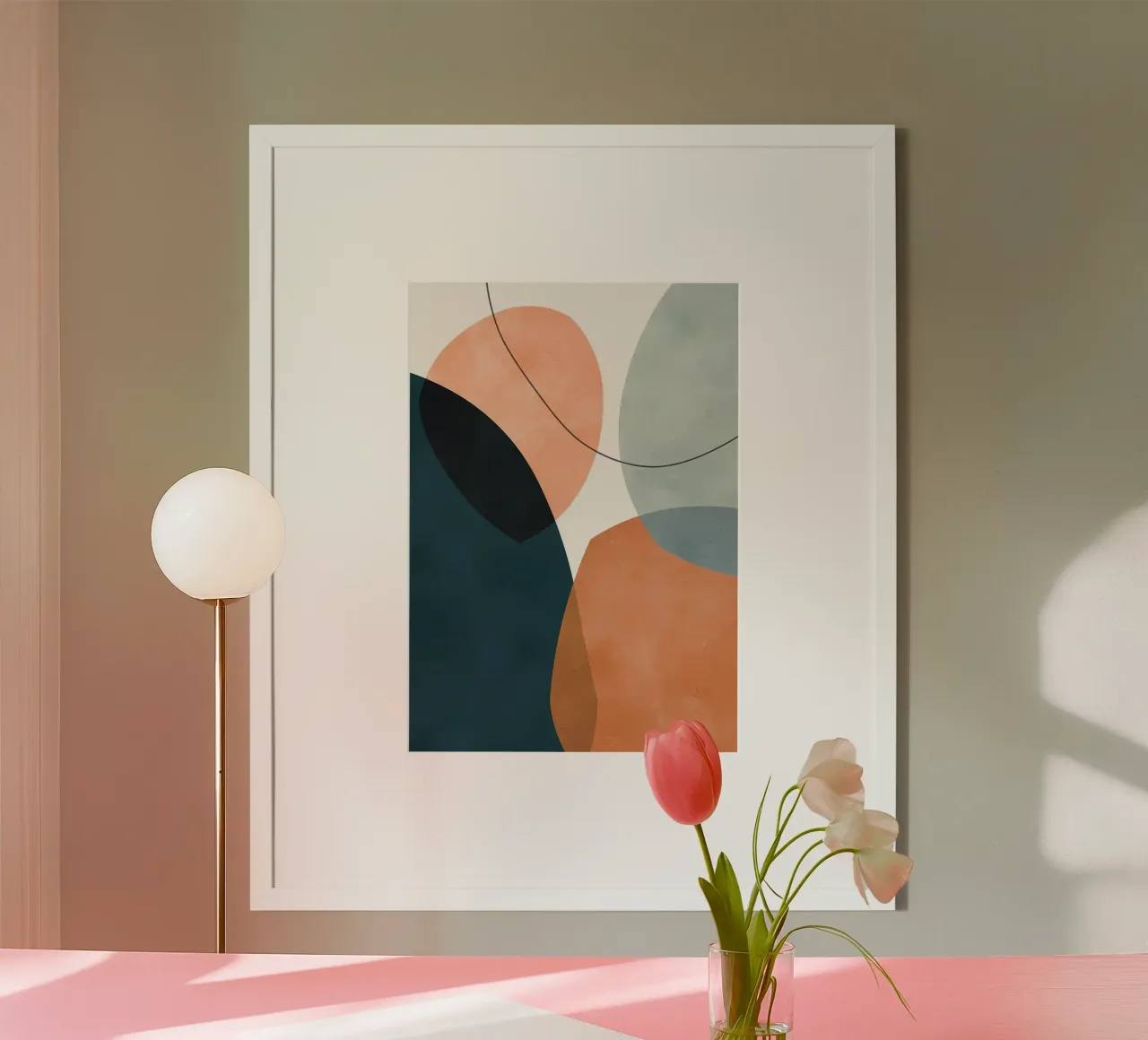 Expressive forms 1 poster by Aiden Garcia