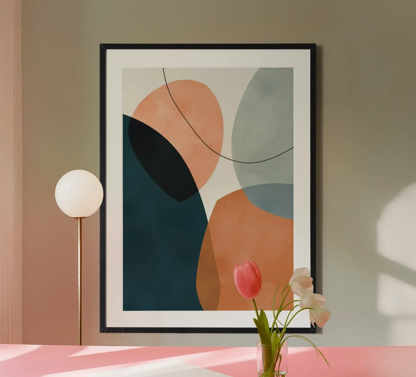 Expressive forms 1 poster by Aiden Garcia