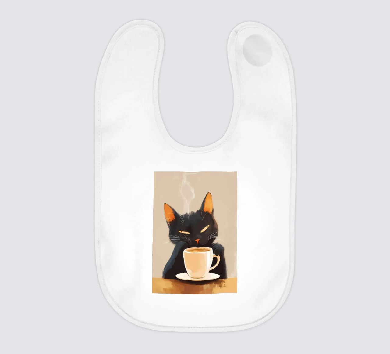 Gatto con caffè bavaglino da Bartosz Powalka