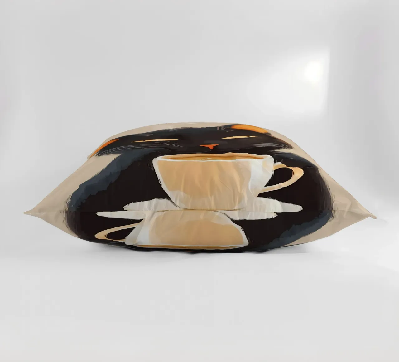 Gatto con caffè cuscino da Bartosz Powalka