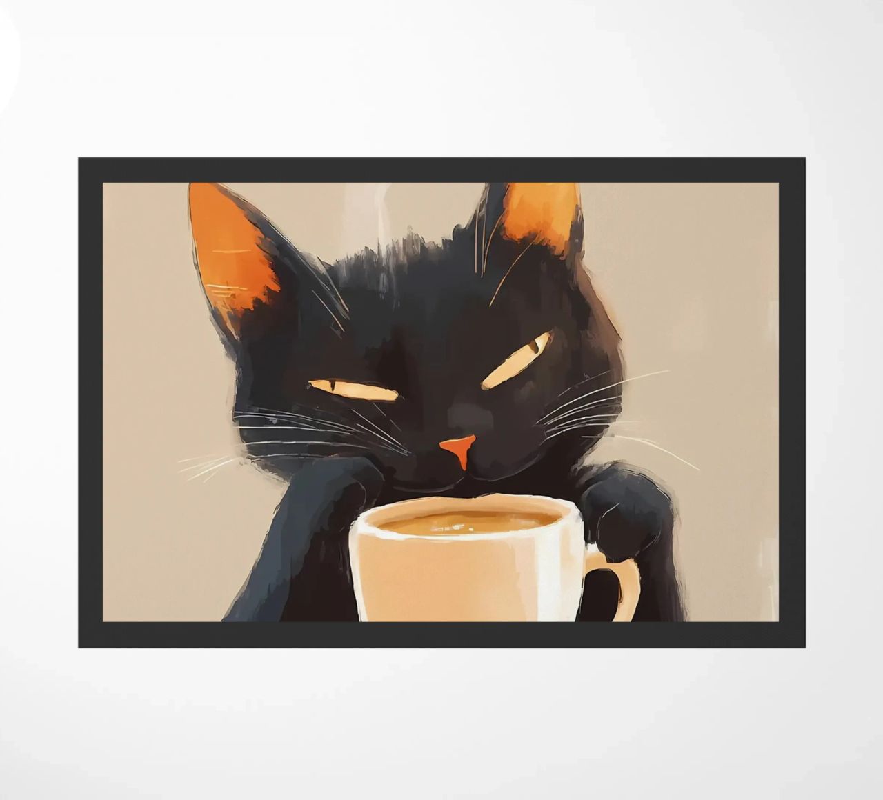Gatto con caffè zerbino da Bartosz Powalka