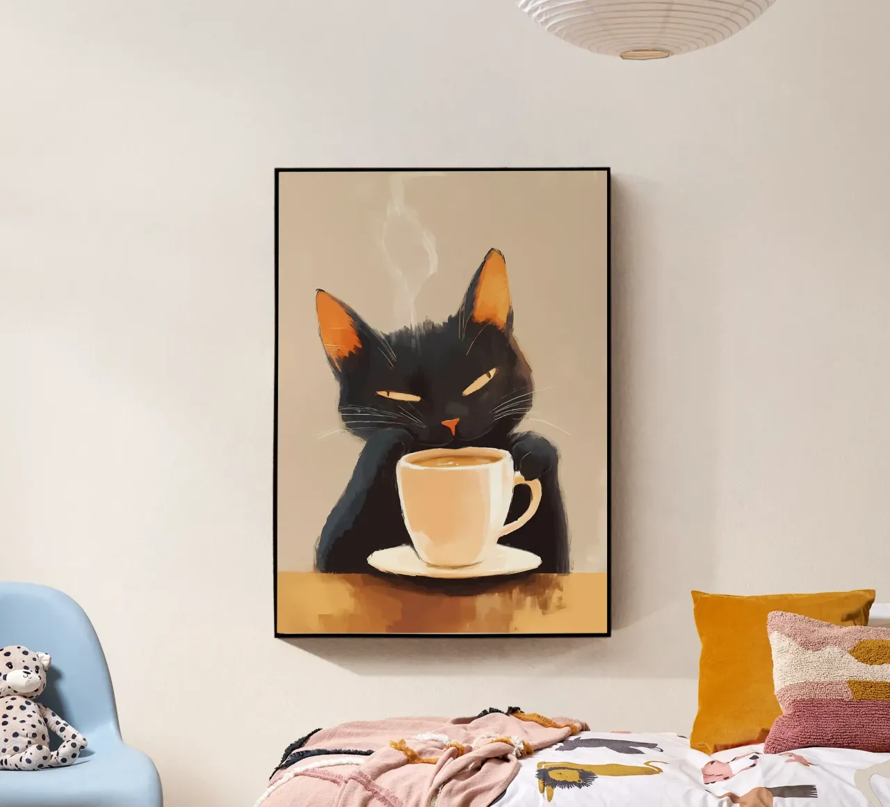 Gatto con caffè plexiglass da Bartosz Powalka