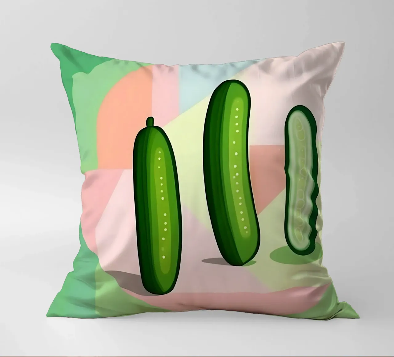 Concombre_Style_A_5 coussin de Pink- und LoveArt by LK