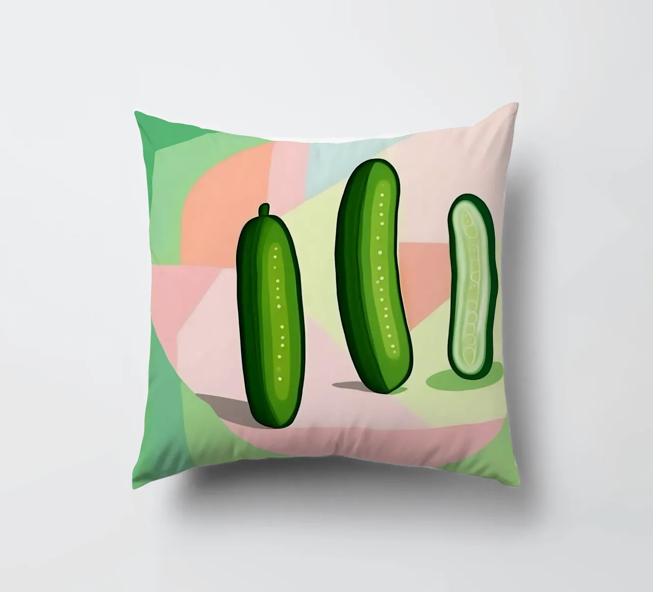 Concombre_Style_A_5 coussin de Pink- und LoveArt by LK