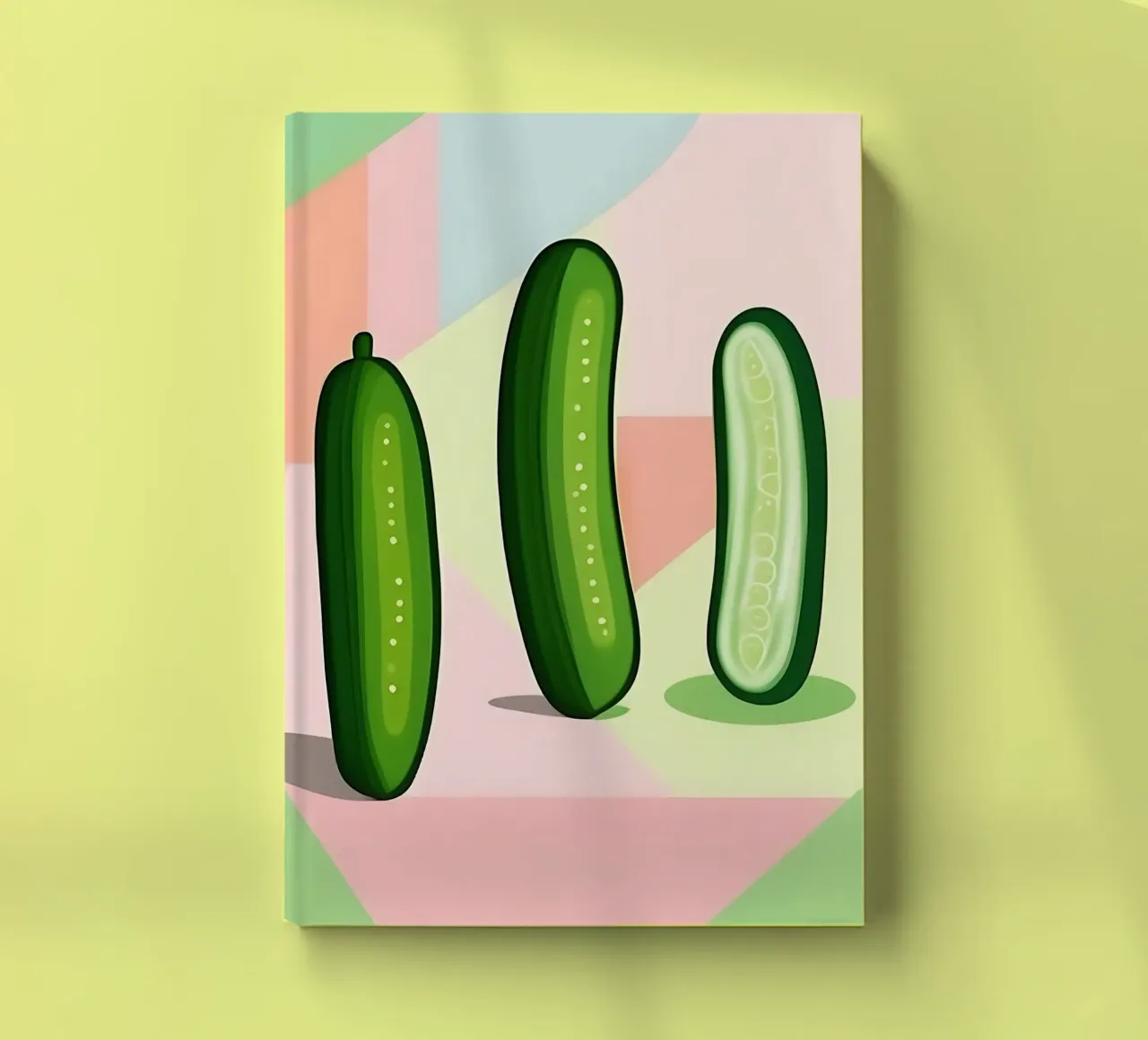 Cucumber_Style_A_5 notebook by Pink- und LoveArt by LK