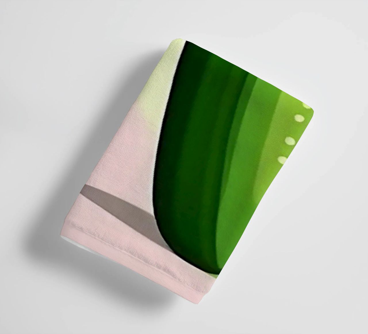 Cucumber_Style_A_5 towel by Pink- und LoveArt by LK