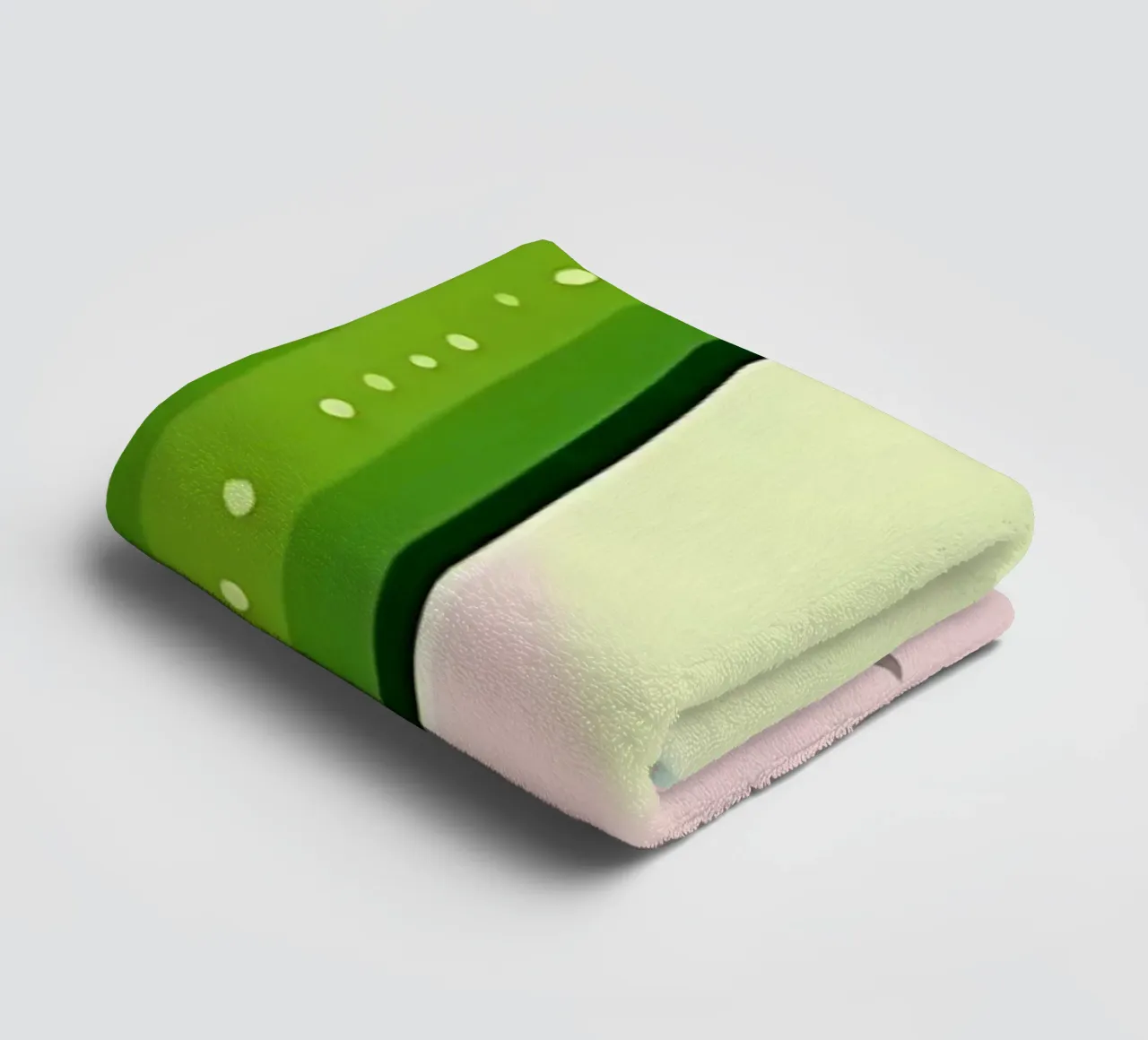 Cucumber_Style_A_5 towel by Pink- und LoveArt by LK
