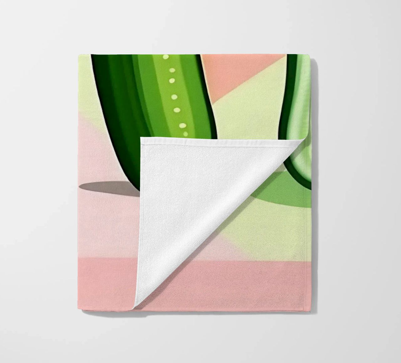 Cucumber_Style_A_5 beach towel by Pink- und LoveArt by LK