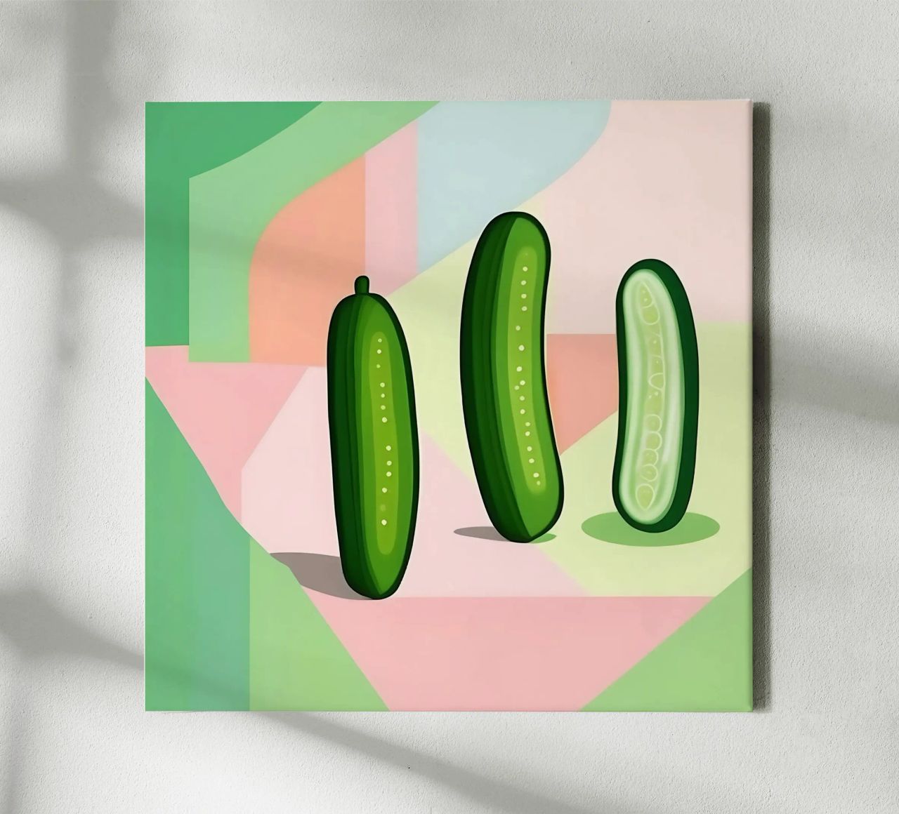 Cucumber_Style_A_5 canvas by Pink- und LoveArt by LK