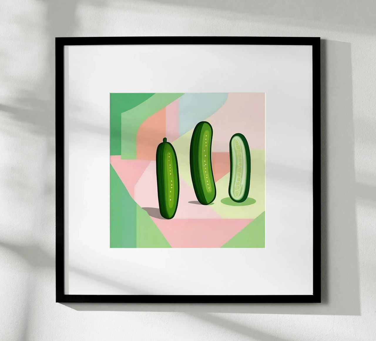Cucumber_Style_A_5 poster by Pink- und LoveArt by LK