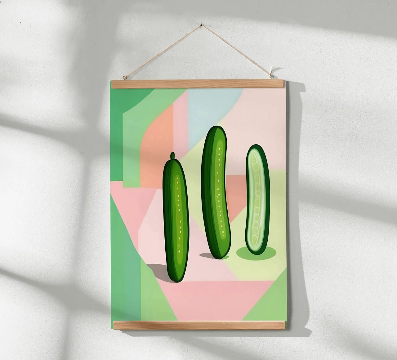Cucumber_Style_A_5 poster by Pink- und LoveArt by LK