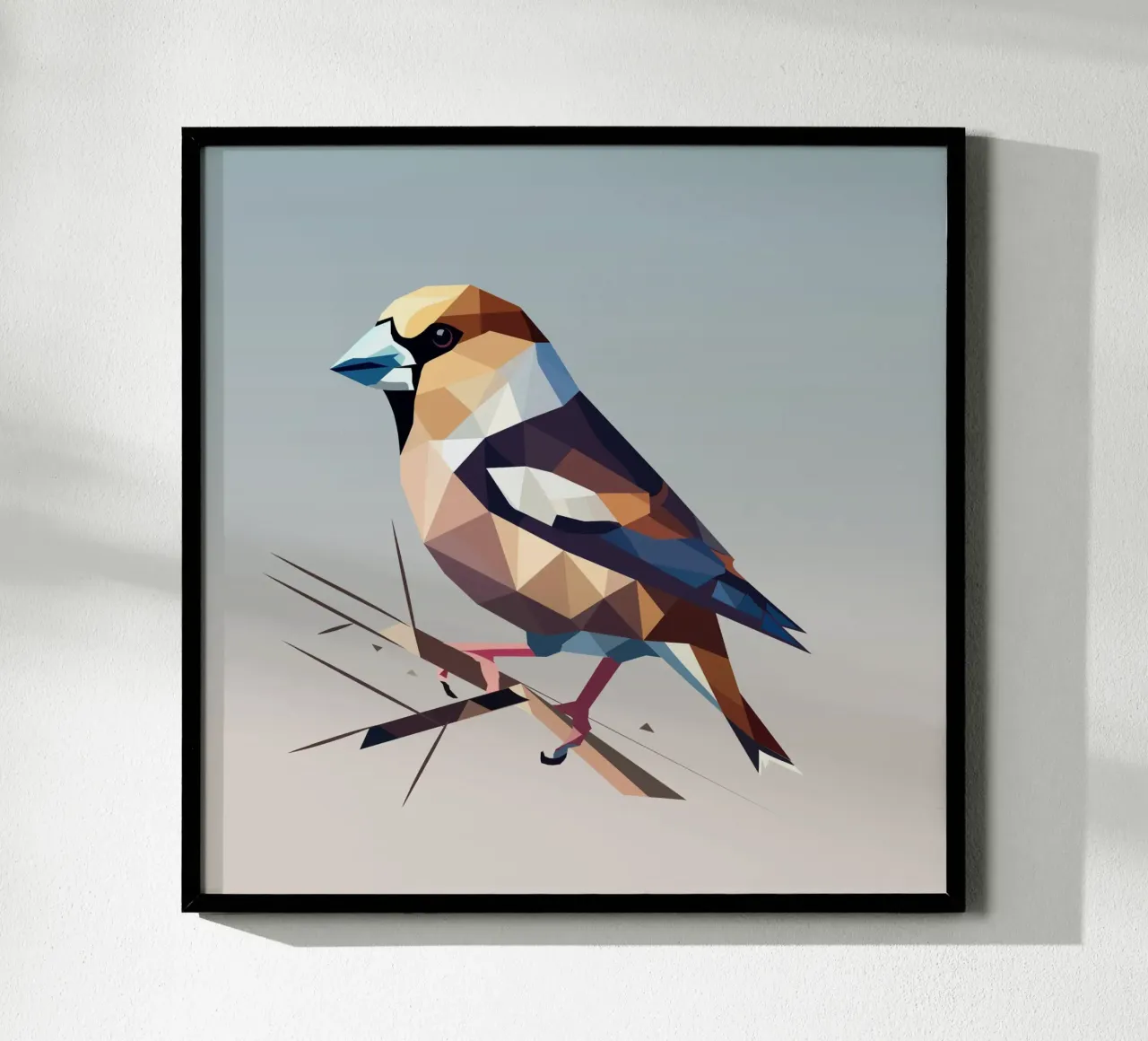 Kernbeißer - il gioco di colori della natura in forma moderna carta hahnemühle da namosh