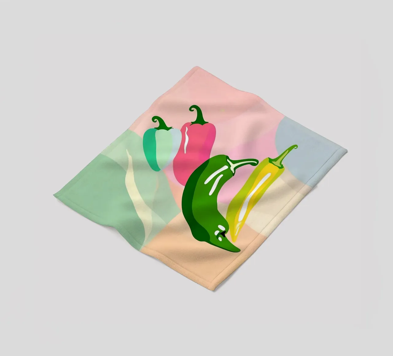 Paprika_Stil_A_1 coperta in pile da Pink- und LoveArt by LK