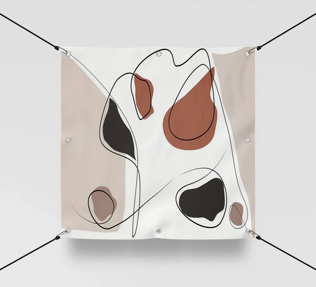 ASTRATTO ORGANICO 58A telo in pvc da Aiden Garcia