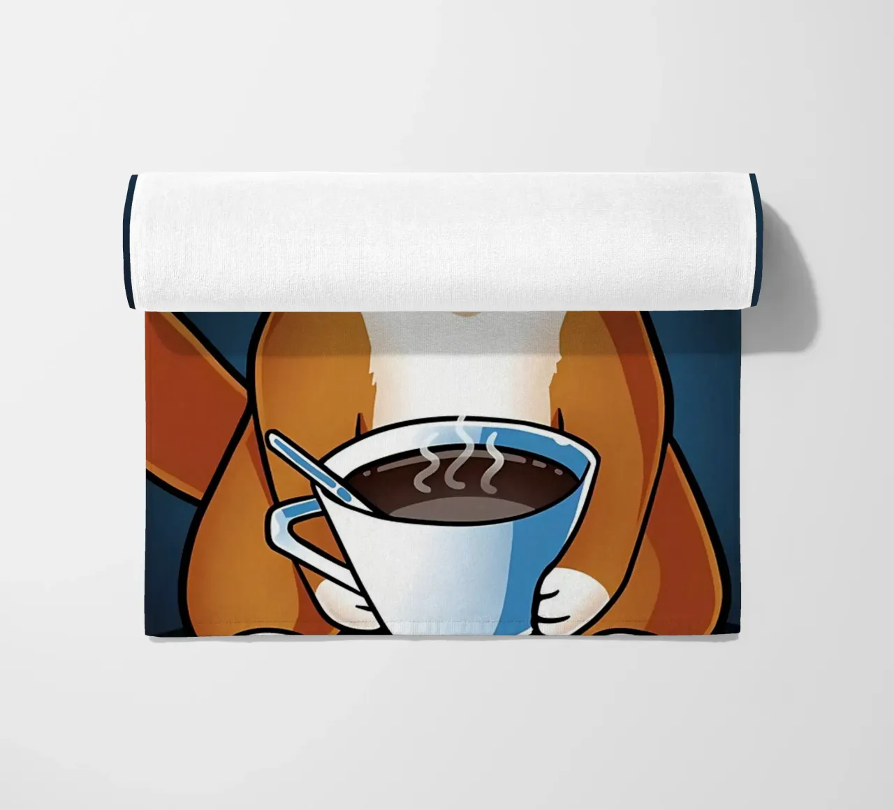 Gatto al caffè telo mare da Bartosz Powalka