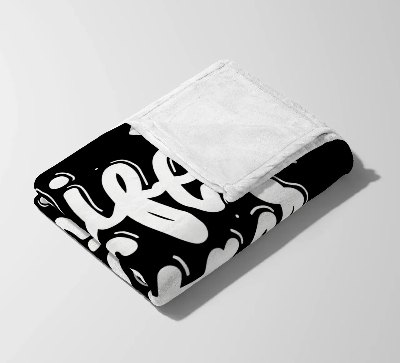 Life is bewl with a cat fleece blanket by Bartosz Powalka