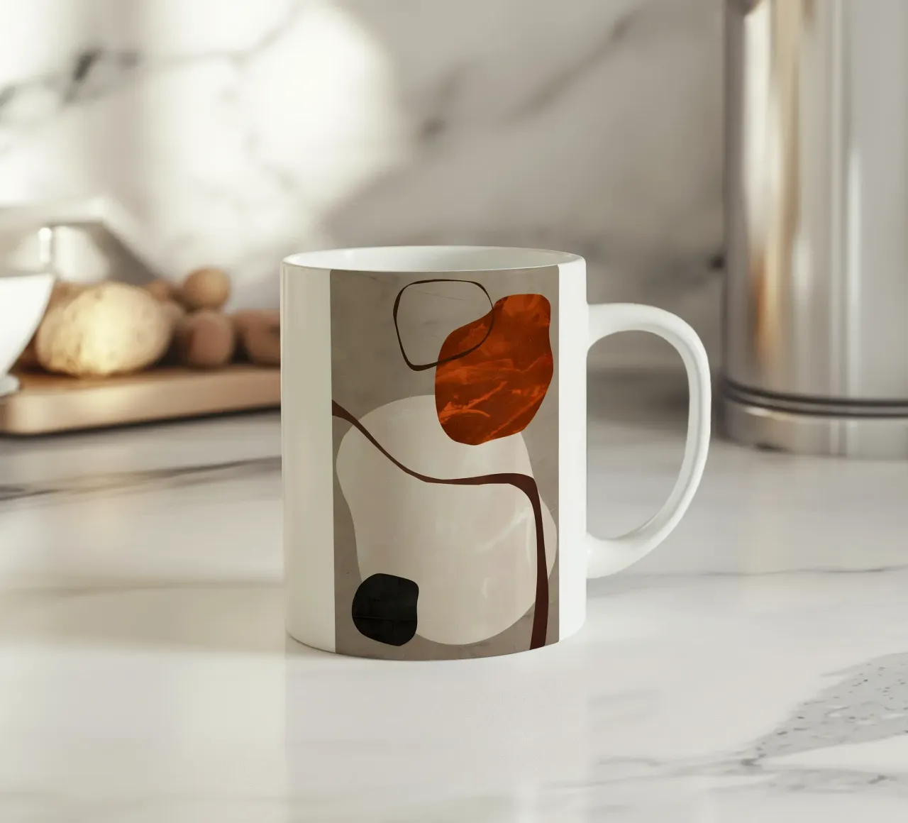 ASTRATTO ORGANICO 328A tazza in ceramica da Aiden Garcia