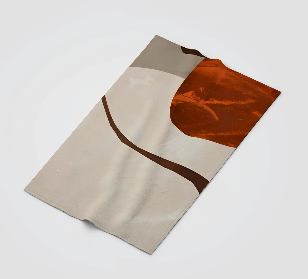 ASTRATTO ORGANICO 328A coperta in pile da Aiden Garcia