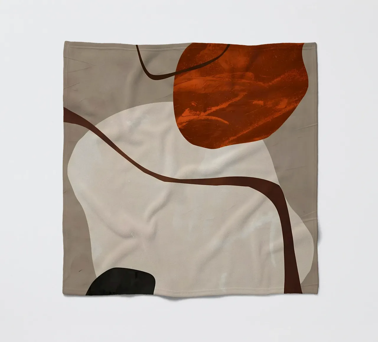 ASTRATTO ORGANICO 328A coperta in pile da Aiden Garcia