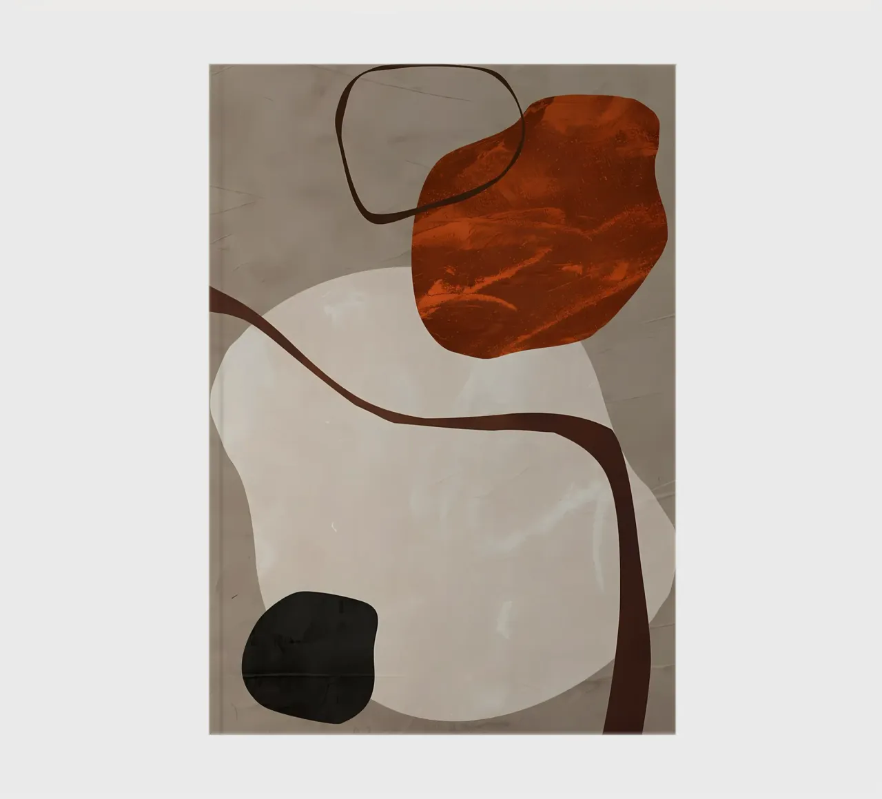 ORGANIC ABSTRACT 328A notebook by Aiden Garcia